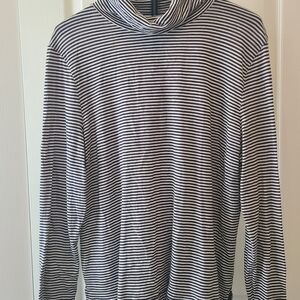 Madewell Classic Striped Tissue Turtleneck